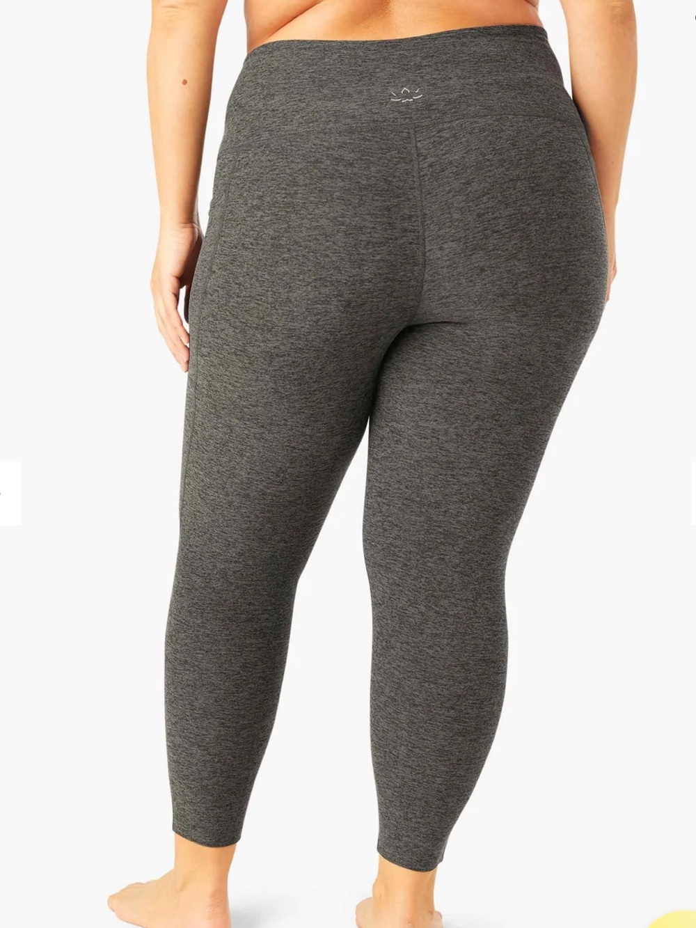 Spacedye™ Out Of Pocket High Waisted Midi Legging in Black-Charcoal - XL - Picture 4 of 8